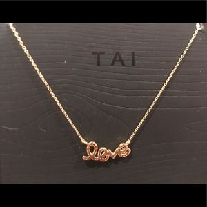 Tai love necklace